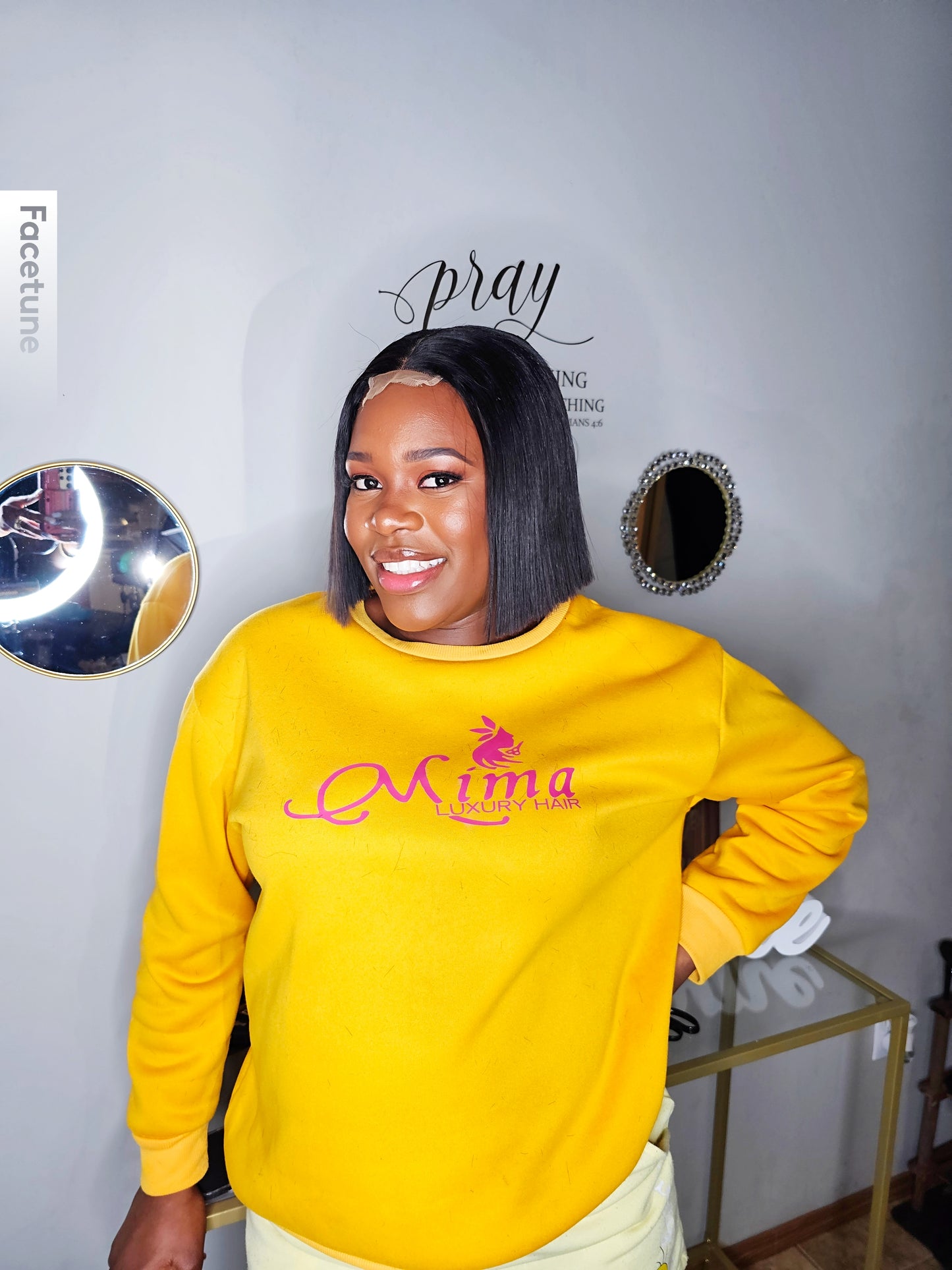 MIMA BUDGET Blunt cut WIG