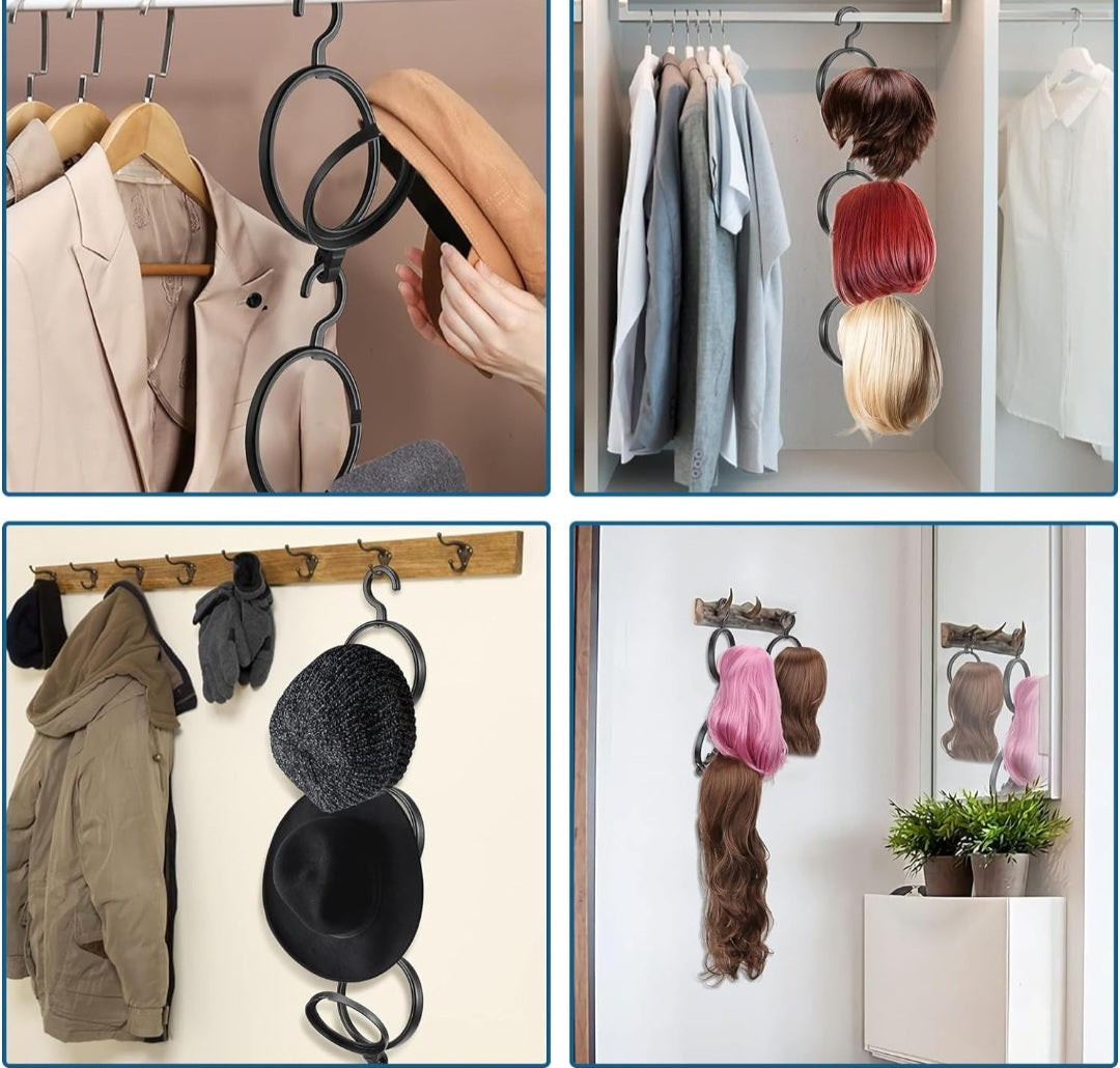 3Pcs Hanging Wig Stands/Hanging Wig Holder