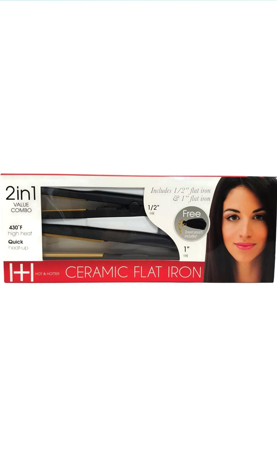Annie Hot & Hotter Combo Gold Ceramic Flat Irons