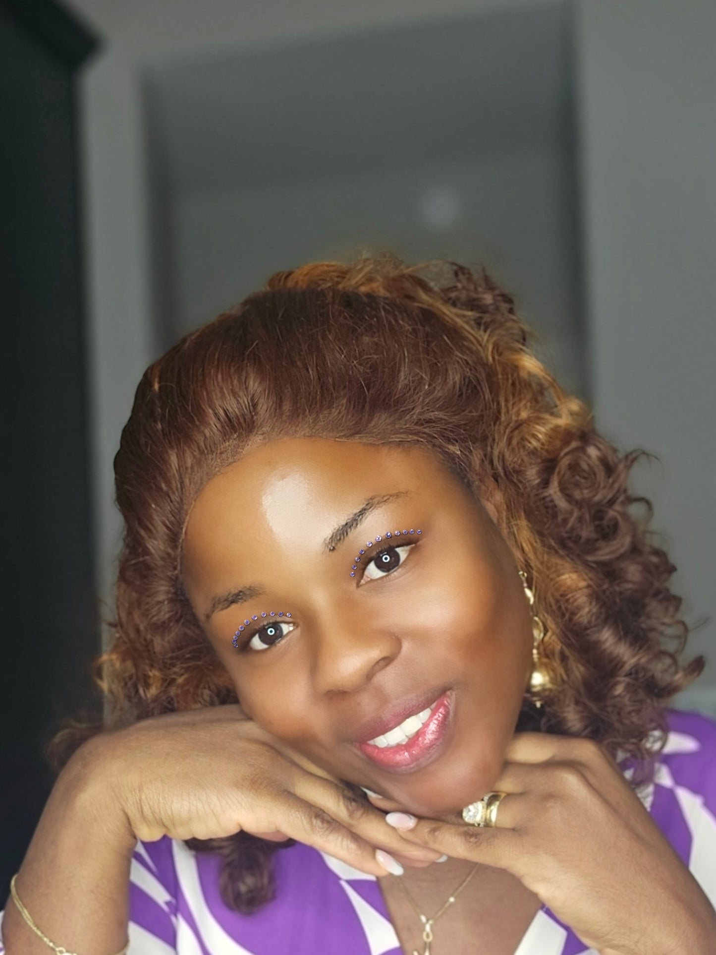 Mima BOUNCY WAVE LACE LUXURY WIG (Ombre)