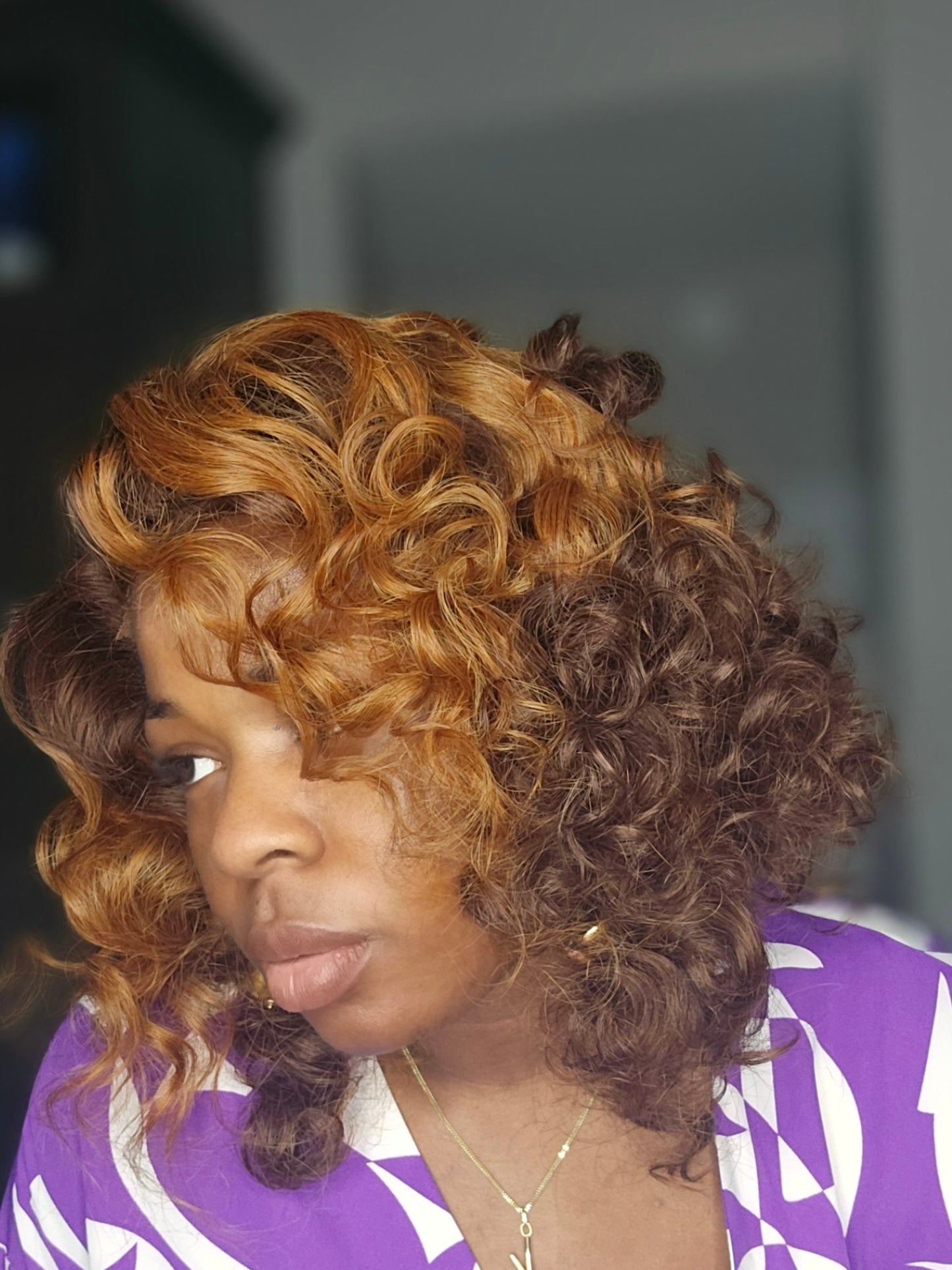 Mima BOUNCY WAVE LACE LUXURY WIG (Ombre)