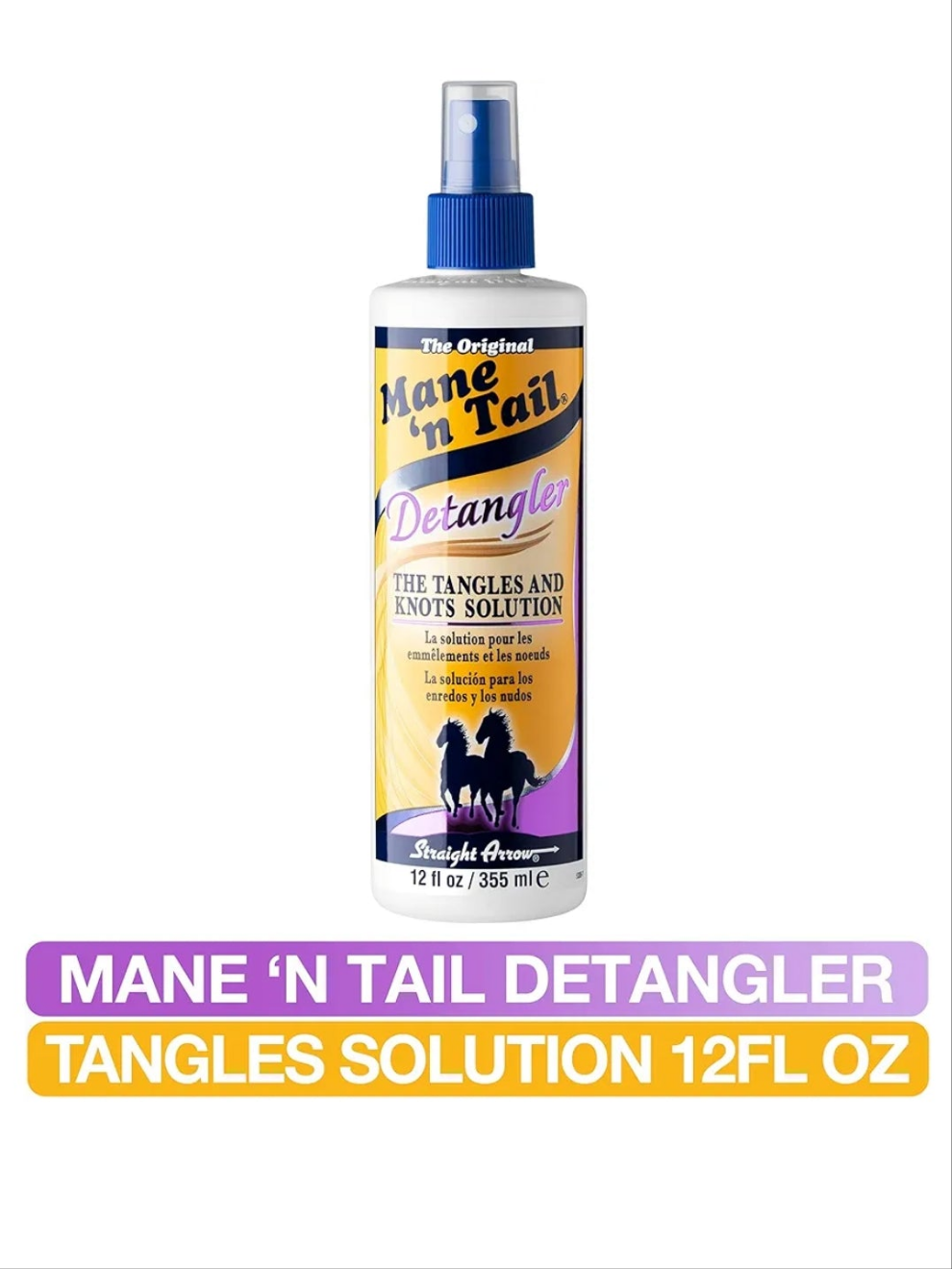 Mane N Tail Detangler, 12 Ounce