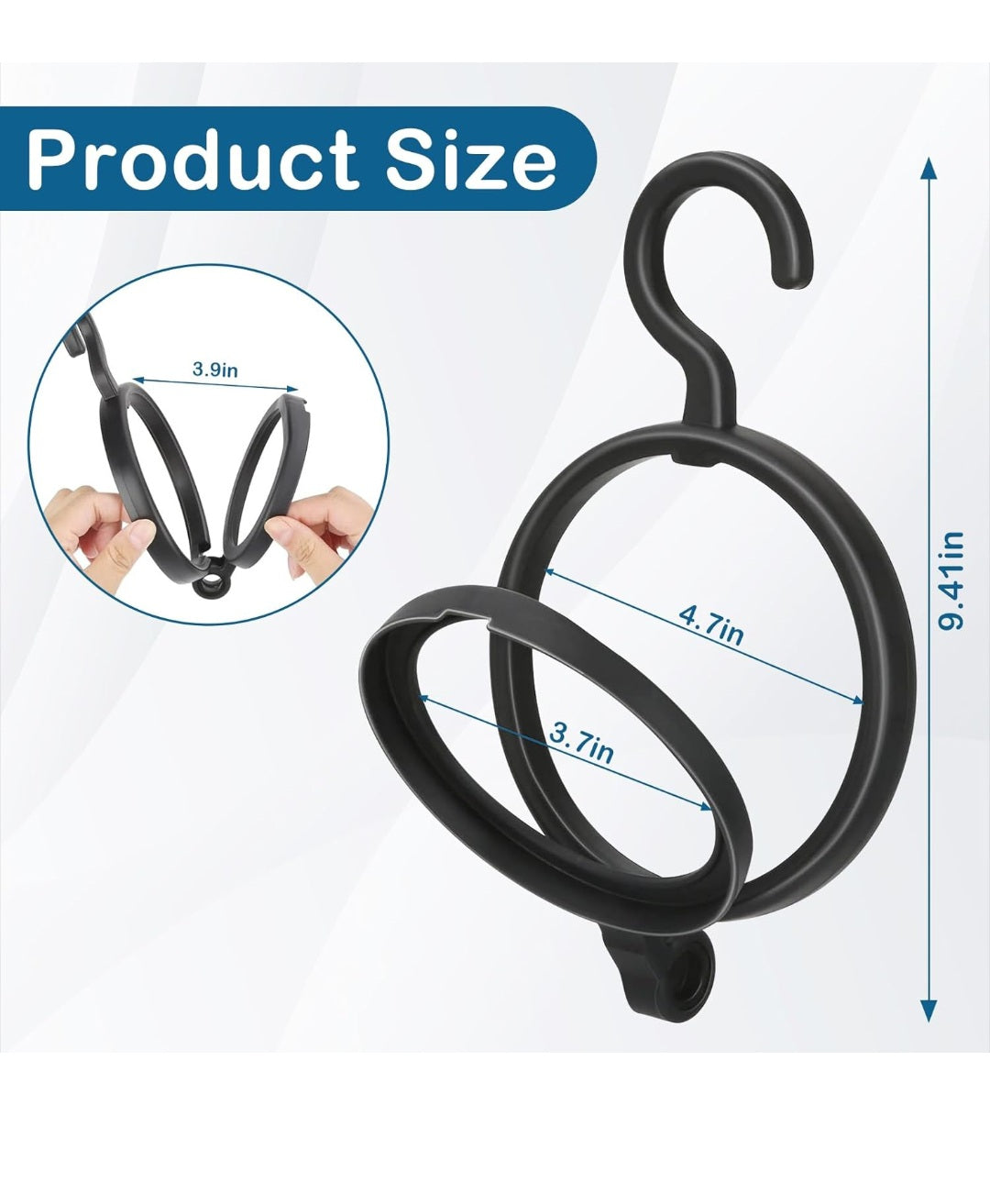 3Pcs Hanging Wig Stands/Hanging Wig Holder