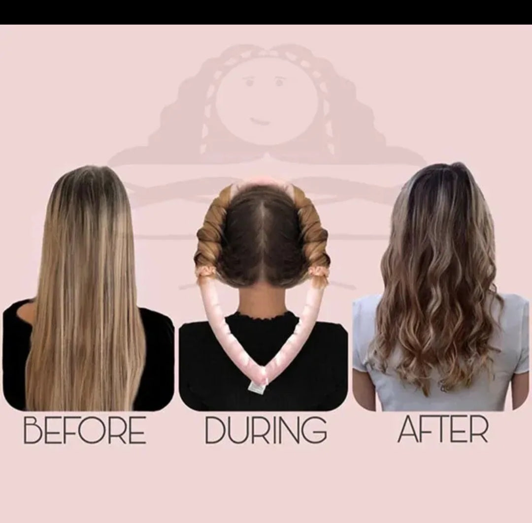 Heatless Hair Curler for Long Hair