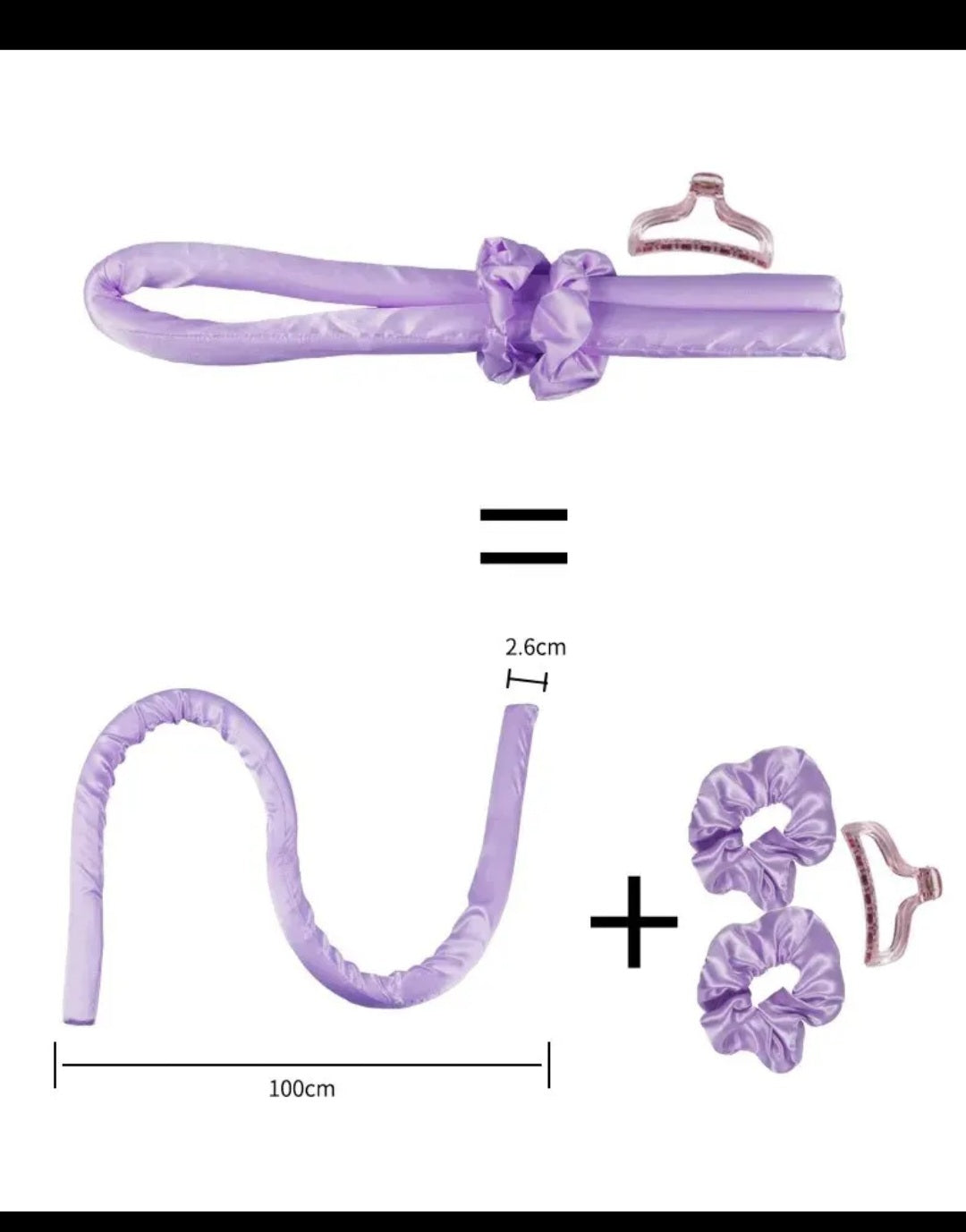 Heatless Hair Curler for Long Hair