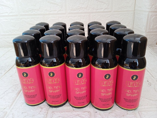 Mima Lace Melting and Holding Spray - Strong Hair Adhesive for Wigs, Glueless Front Lace Bond (Extreme Hold)