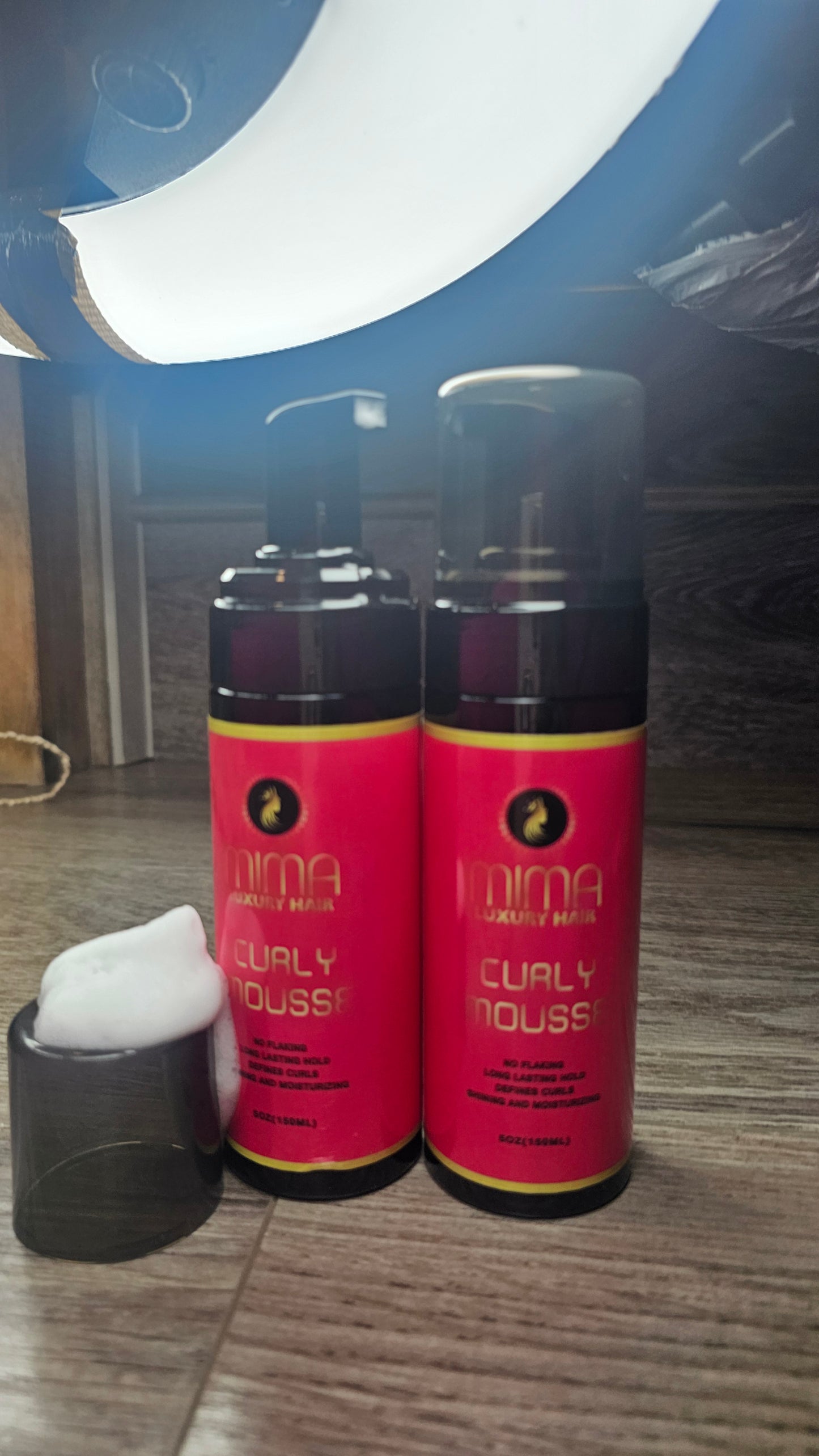 Curly Foaming Mousse with CASTOR Oil, 5 Ounce