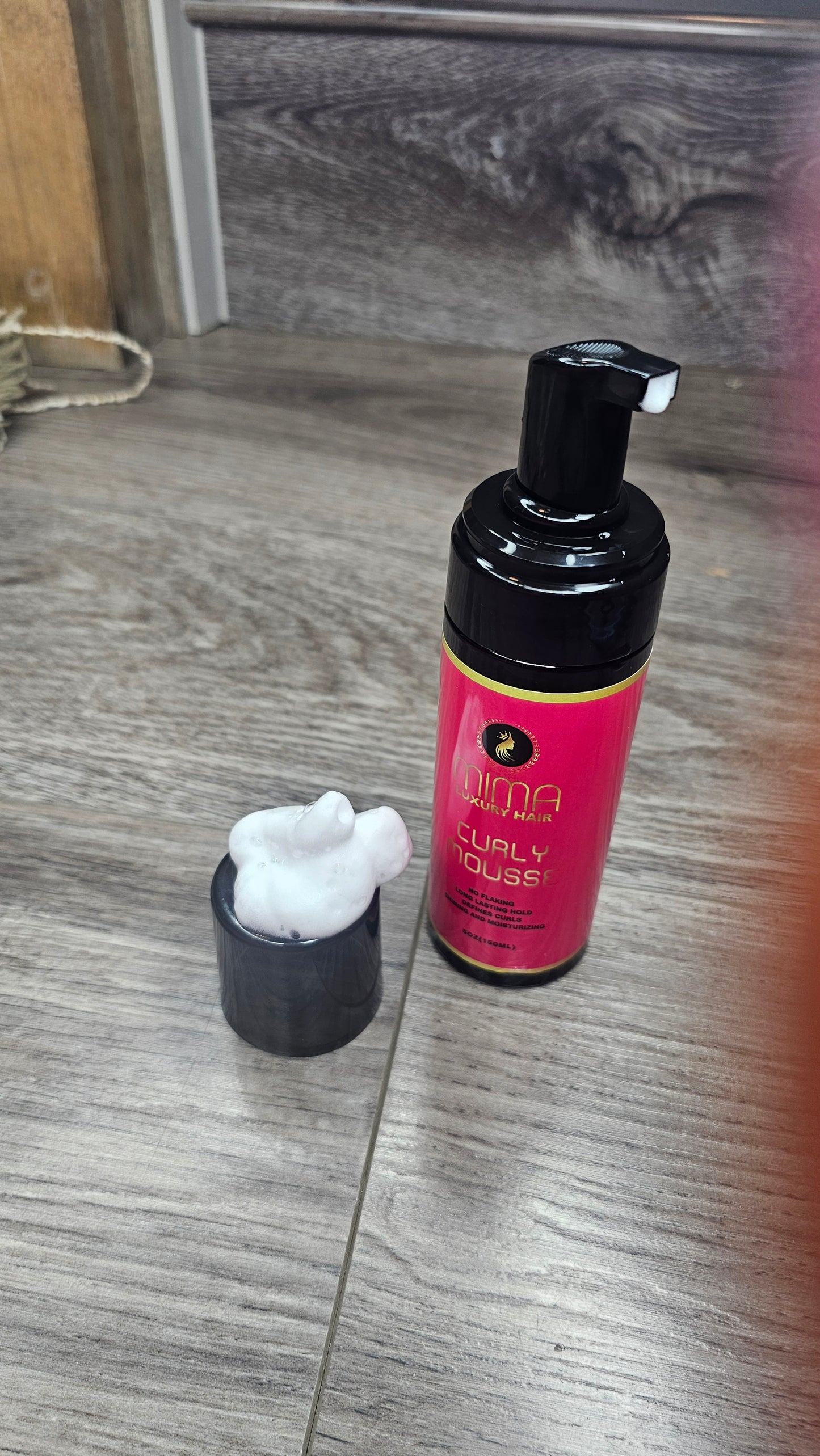 Curly Foaming Mousse with CASTOR Oil, 5 Ounce