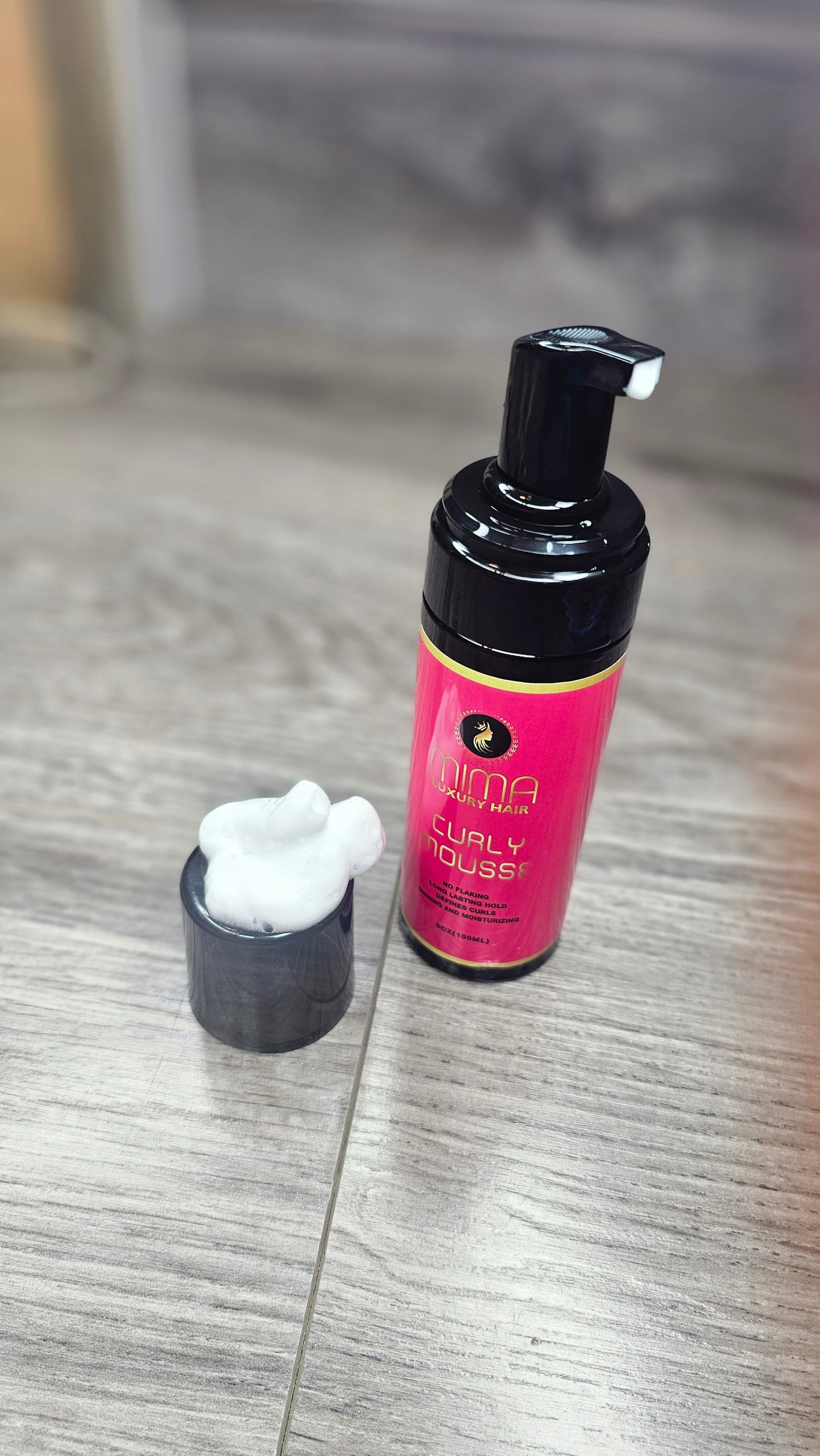 Curly Foaming Mousse with CASTOR Oil, 5 Ounce